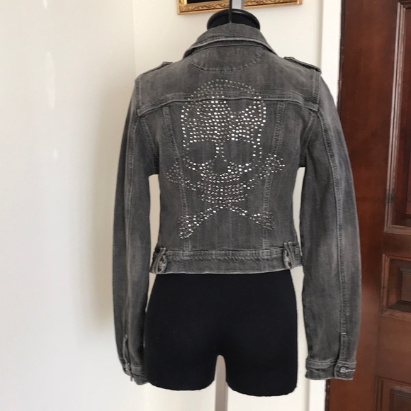 Miss Me Jackets & Blazers - MissMe distressed denim jacket